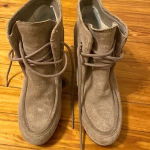 Suede Michael Kors shoes with wedge heel